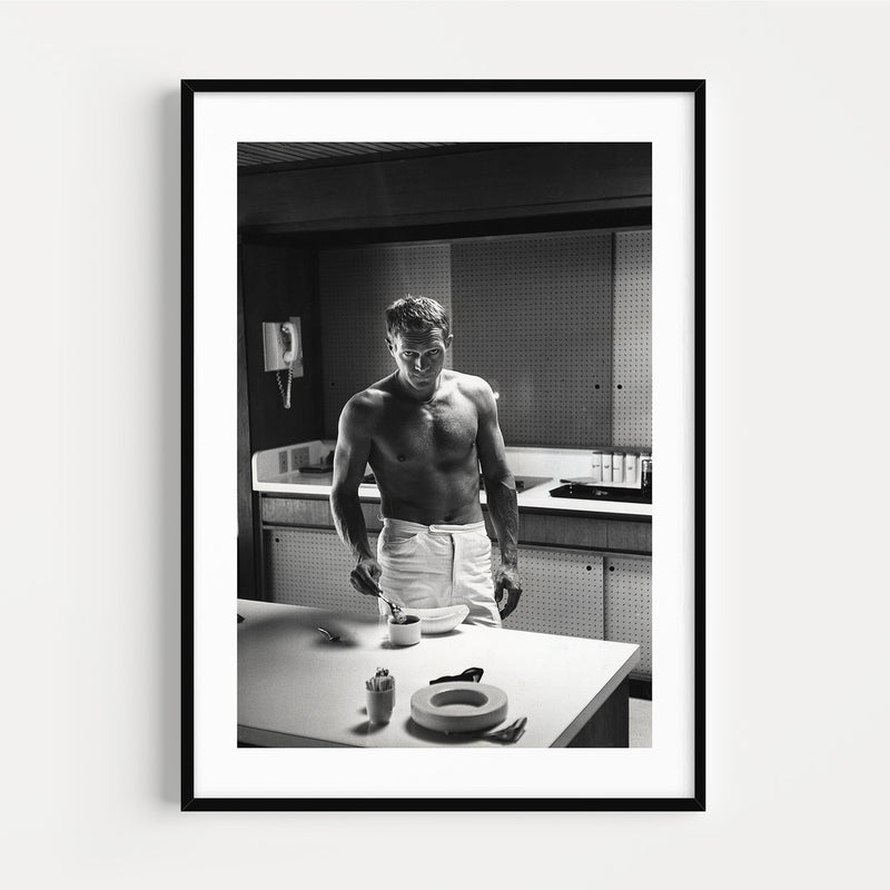 The French Print - Photographie N&B Steve Mc Queen in the Kitchen