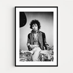The French Print - Photographie N&B Jimi Hendrix