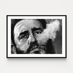 The French Print - Photographie N&B Fidel Castro