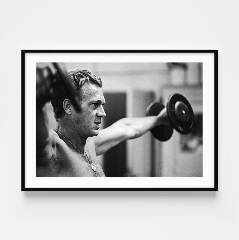 The French Print - Photographie N&B Steve Mc Queen at Gym