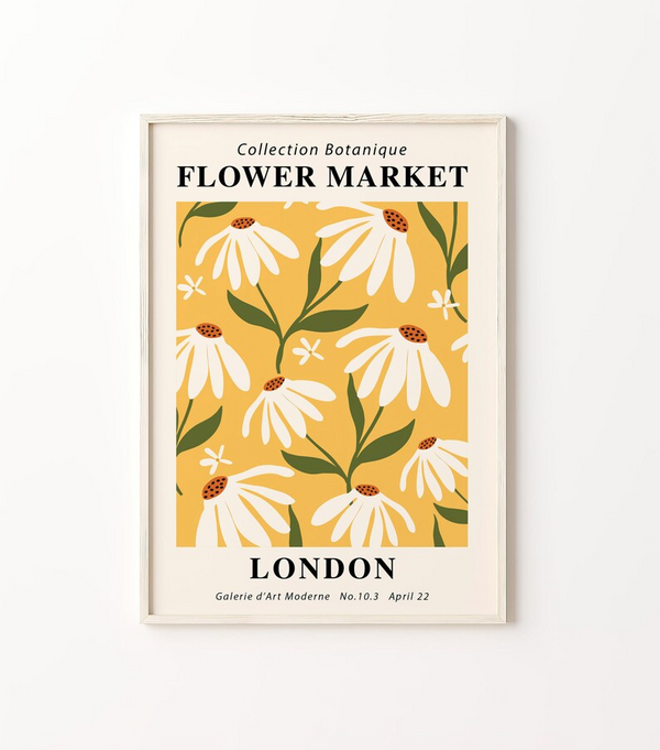 Affiche Marché aux Fleurs - London