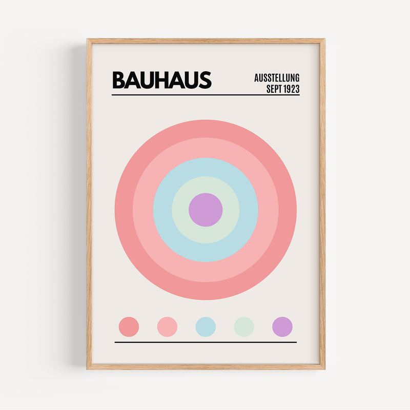 Affiche Pink Bauhaus