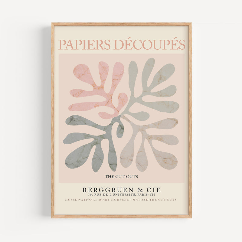 Affiche Matisse Inspired - Papiers Découpés