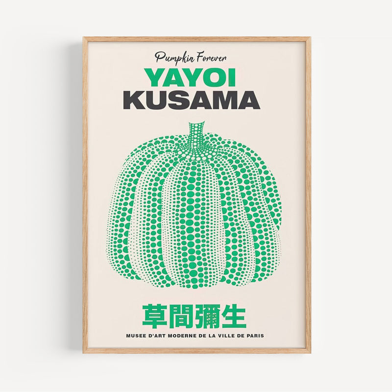 Affiche Yayoi Kusama, Pumpkin Forever