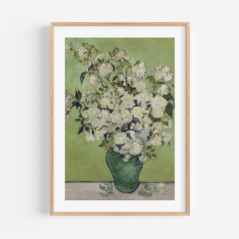 The French Print - Affiche Van Gogh, Vase of Roses