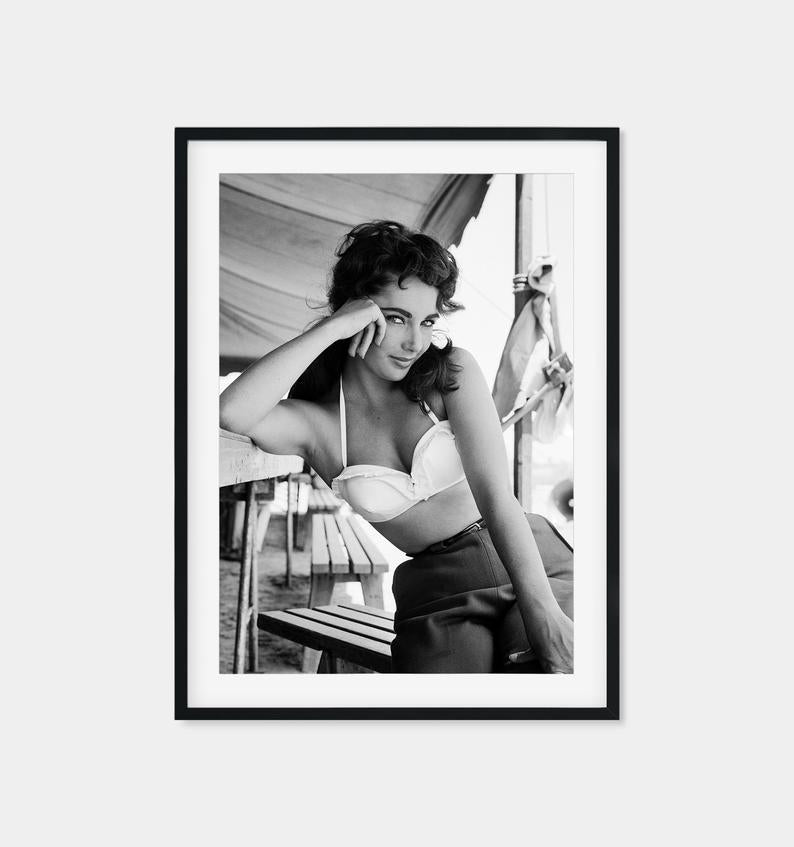 Photographie Noir & Blanc Elizabeth Taylor