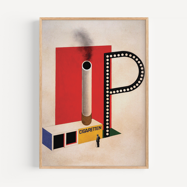 The French Print - Affiche Bauhaus Ausstellung, Cigaretten