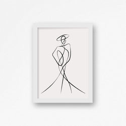 Affiche Woman Line Art #3