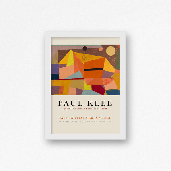 Affiche Paul Klee - Joyful Mountain Landscape, 1929