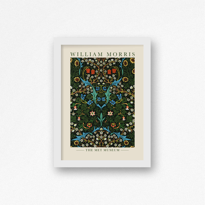 Affiche William Morris - Motif de Tulipes