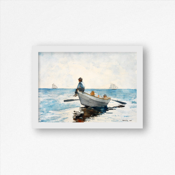 The French Print - Affiche Winslow Homer - Boys in a Dory, 1880