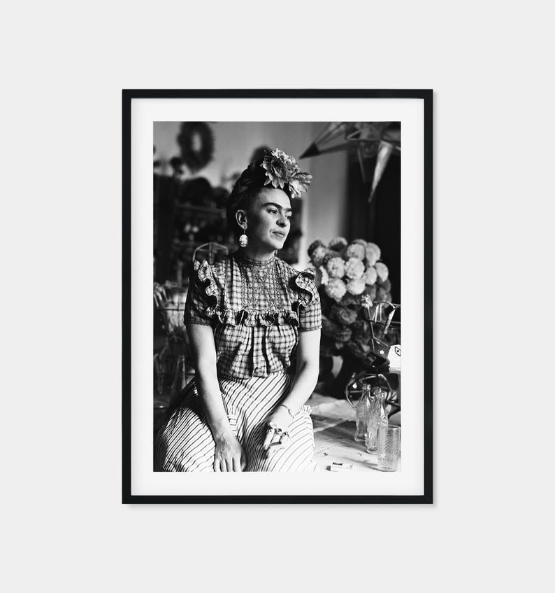 Photographie Noir & Blanc Frida Kahlo