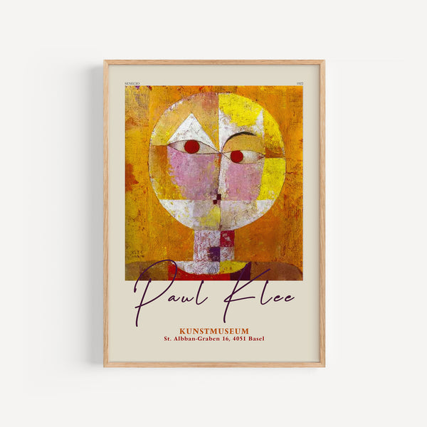 Affiche Paul Klee - Senecio, 1922