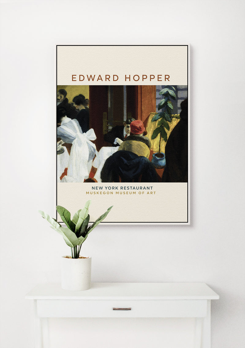 Affiche Edward Hopper, New York Restaurant