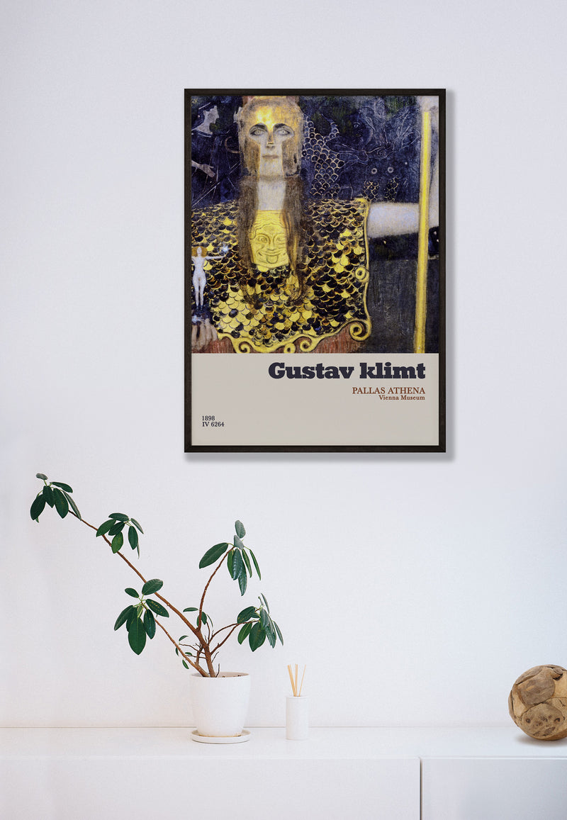 The French Print - Affiche Gustav Klimt - Pallas Athena, 1898