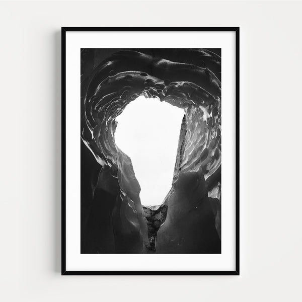 The French Print - Photographie Noir & Blanc Glacier