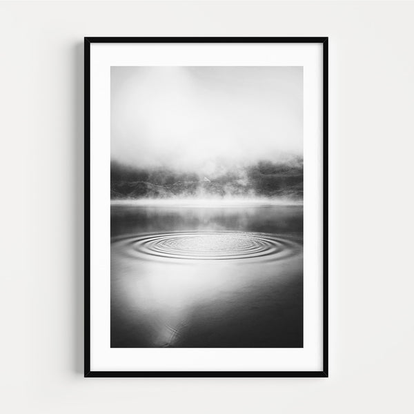 The French Print - Photographie Noir & Blanc Water Drop