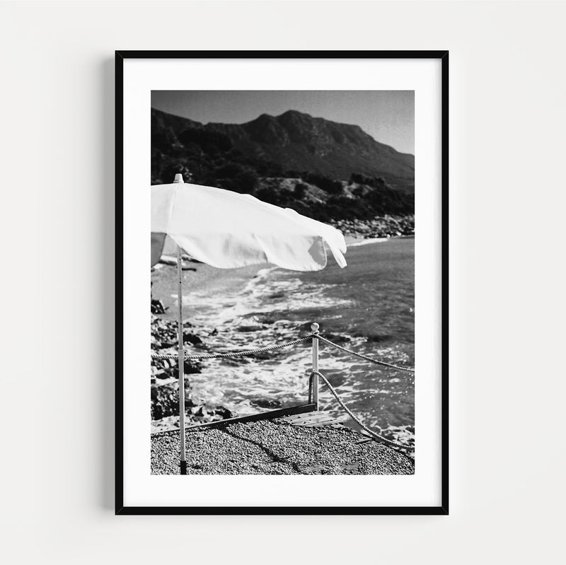 The French Print - Photographie Noir & Blanc View on the Beach
