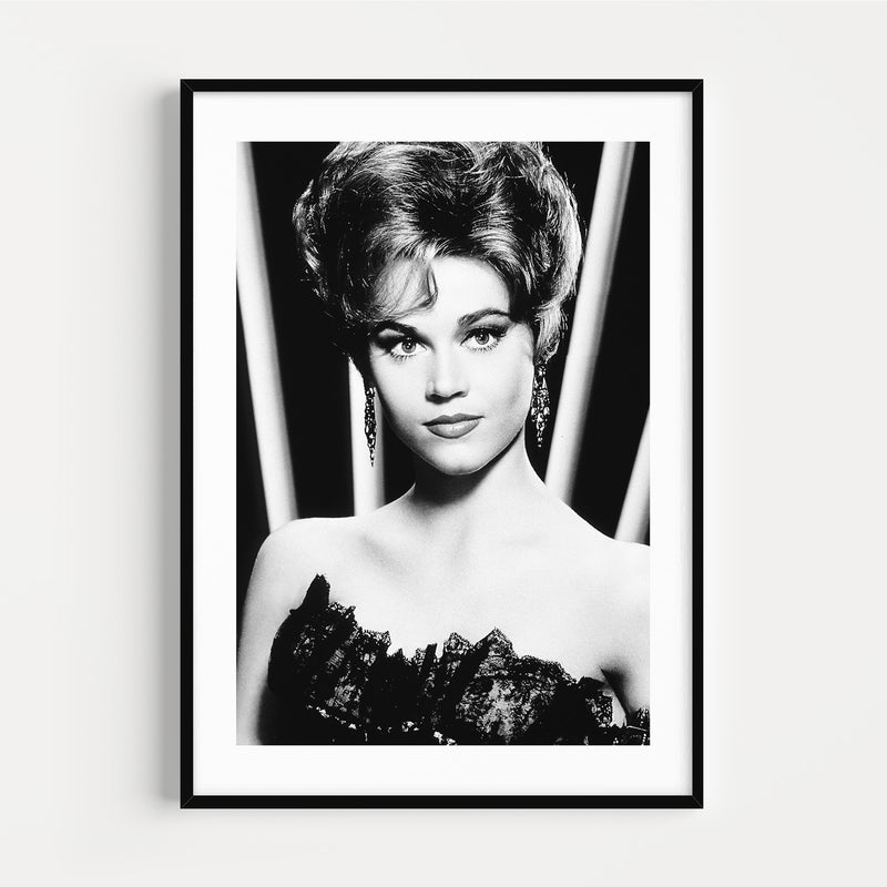 The French Print - Photographie N&B Jane Fonda