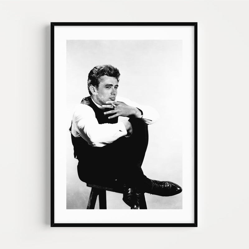 The French Print - Photographie N&B James Dean