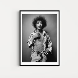 Photographie Noir & Blanc Jimi Hendrix
