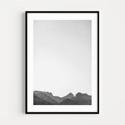 The French Print - Photographie Noir & Blanc Sky & Mountains