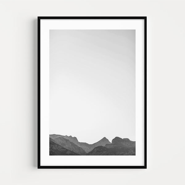 The French Print - Photographie Noir & Blanc Sky & Mountains