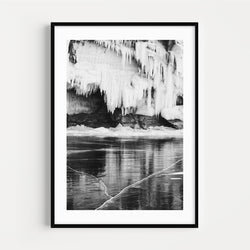 The French Print - Photographie Noir & Blanc Frozen Lake