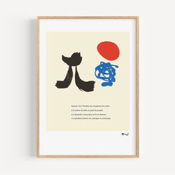 The French Print - Affiche Joan Miró, Le Poème