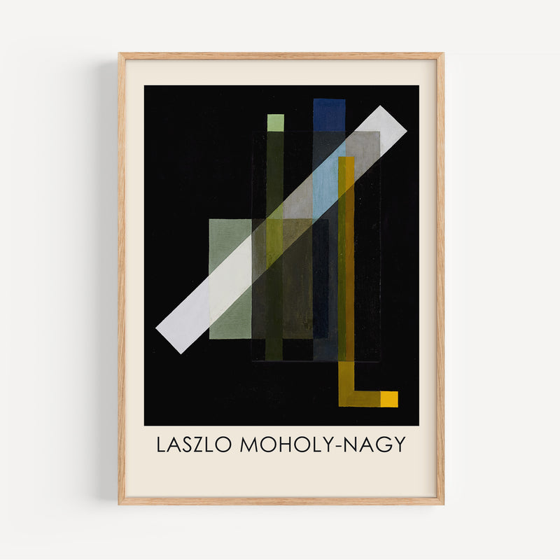 The French Print - Affiche László Moholy-Nagy - Construction, 1924