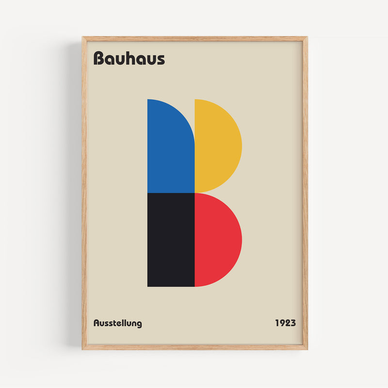 The French Print - Affiche Bauhaus - Ausstellung exhibition, 1923