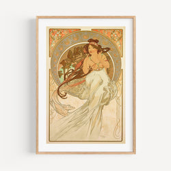 The French Print - Affiche Alfons Mucha - Music, 1898