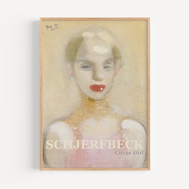 The French Print - Affiche Helene Schjerfbeck - Circus Girl, 1916
