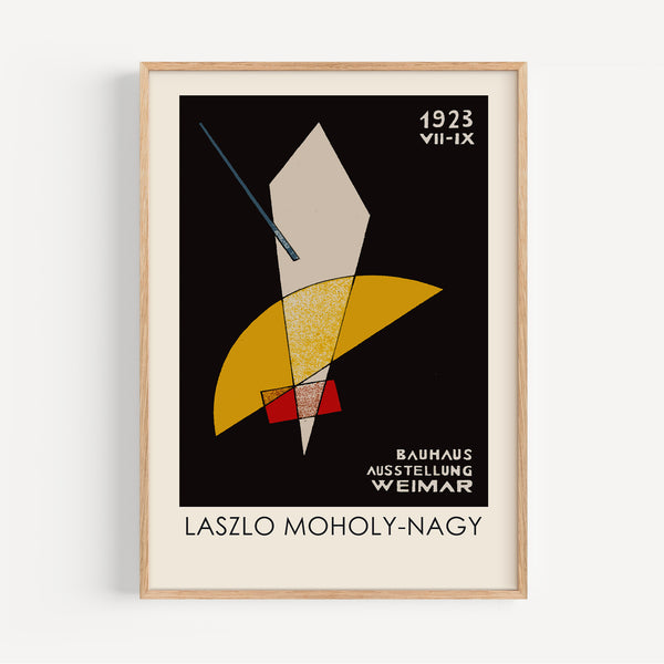 The French Print - Affiche László Moholy-Nagy - Bauhaus Card, 1923