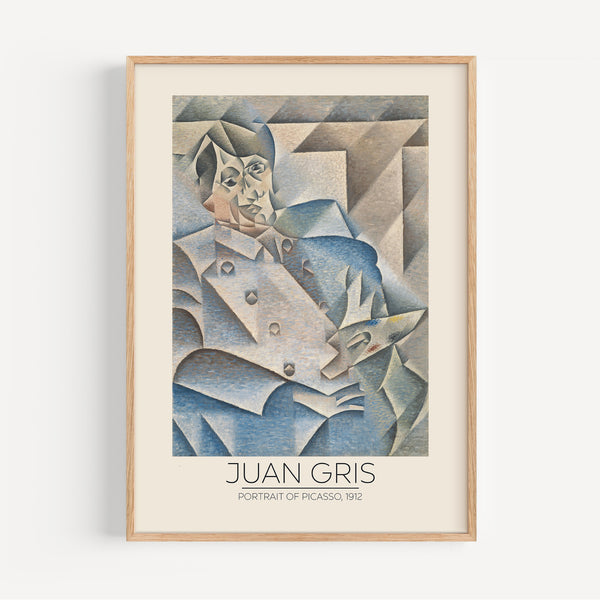 The French Print - Affiche Juan Gris - Portrait of Picasso, 1912