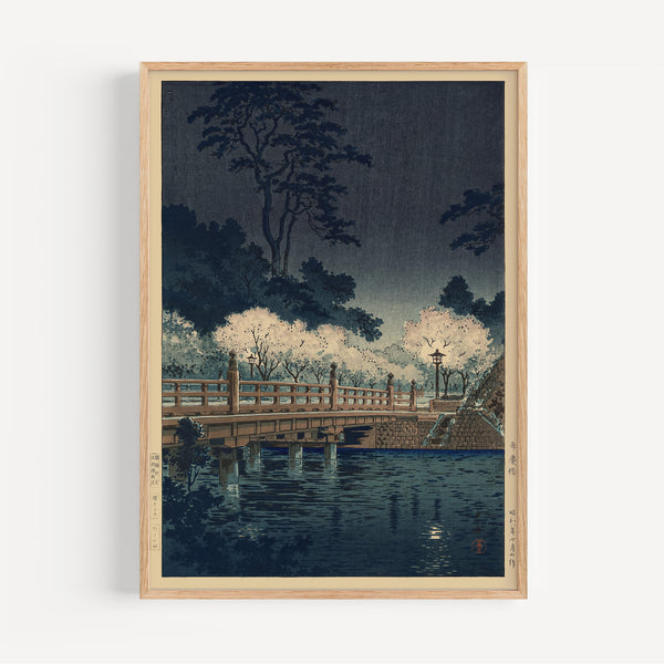 The French Print - Affiche Benkei Bridge -  Tsuchiya Koitsu, 1933
