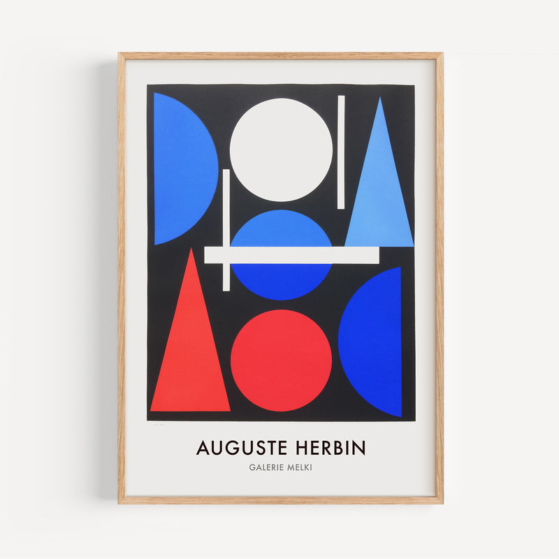The French Print - Affiche Auguste Herbin, Galerie Melki
