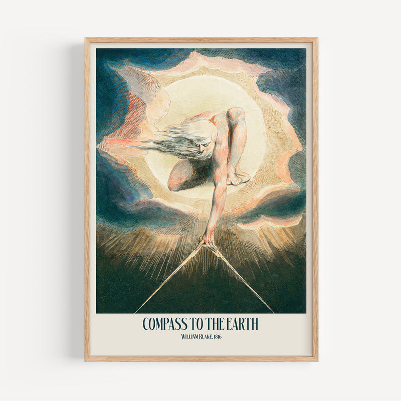 The French Print - Affiche Compass to the Earth - William Blake, 1816