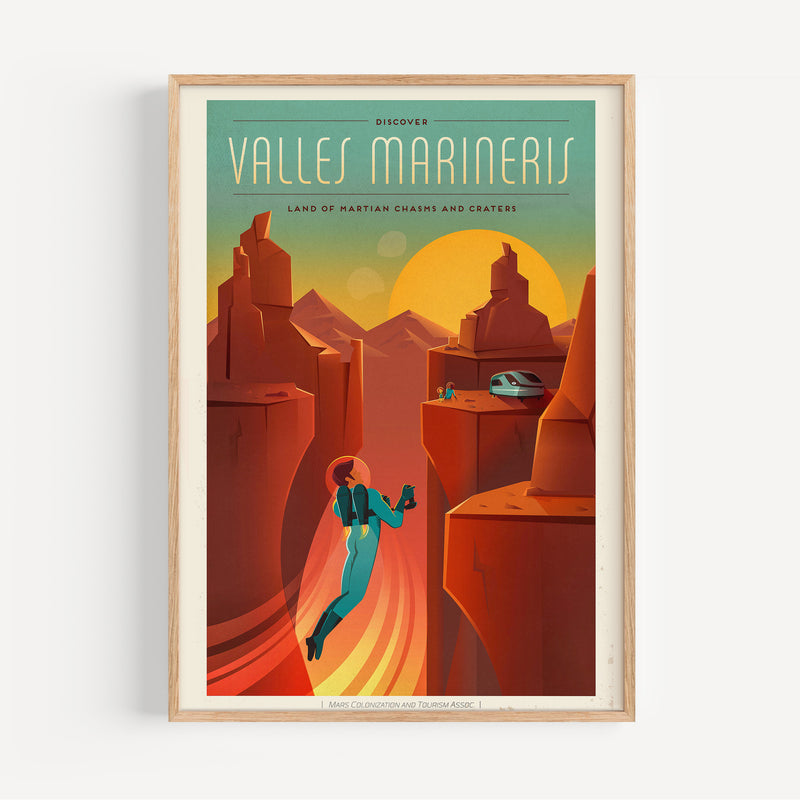 The French Print - Affiche Valles Marineris