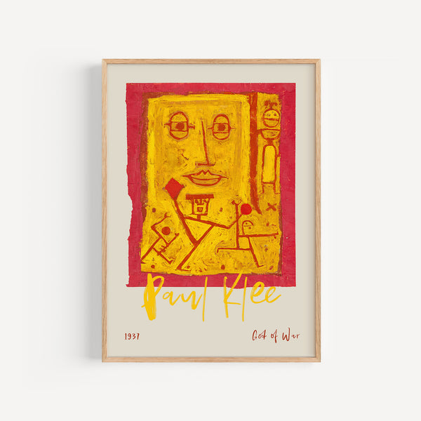 Affiche Paul Klee, God of War, 1931