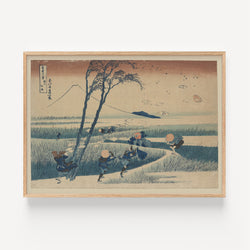 The French Print - Affiche Ejiri in Suruga Province - Katsushika Hokusai, 1832