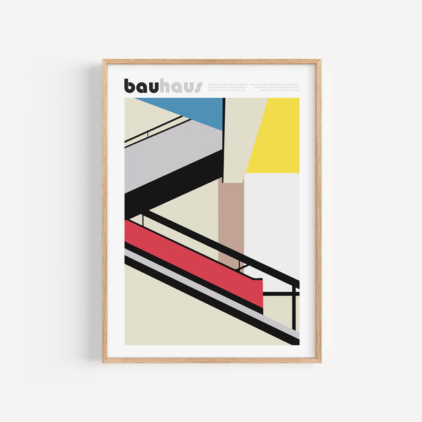 The French Print - Affiche Bauhaus, Stairs