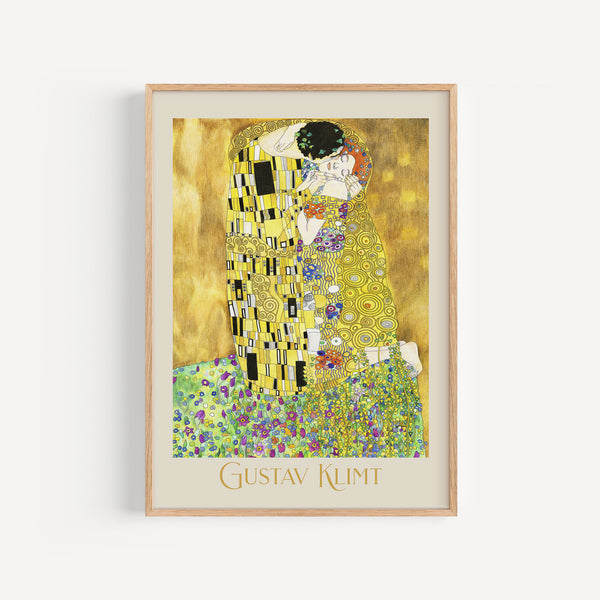 Affiche Gustav Klimt - Le Baiser, 1909