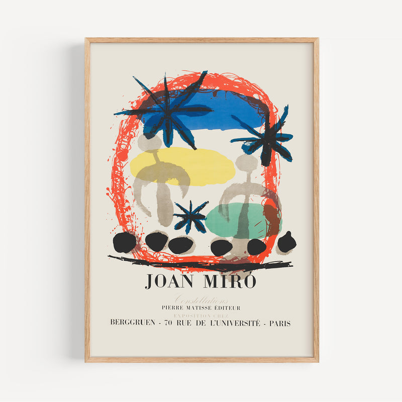 Affiche Joan Miró, Constellations