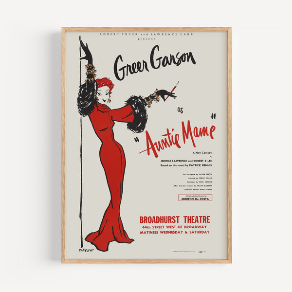 The French Print - Affiche Greer Garson as ‘Auntie Mame’