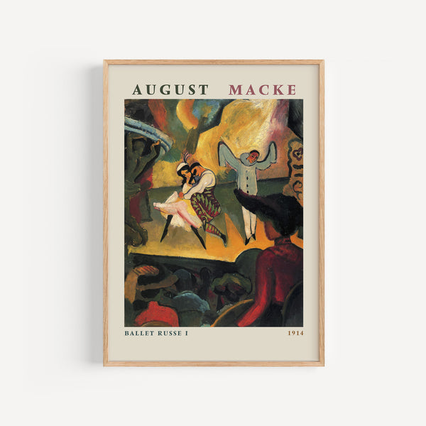 Affiche August Macke - Ballet Russe I, 1912