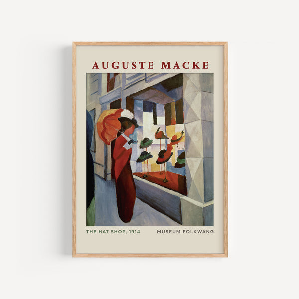 Affiche August Macke - The Hat Shop, 1914