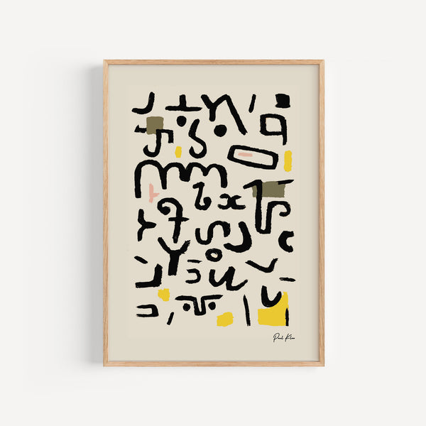 Affiche Paul Klee - Law, 1938