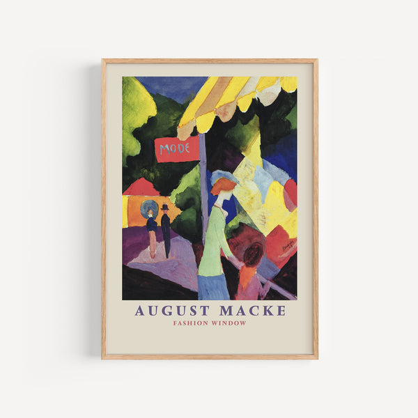 Affiche August Macke - Fashion Window