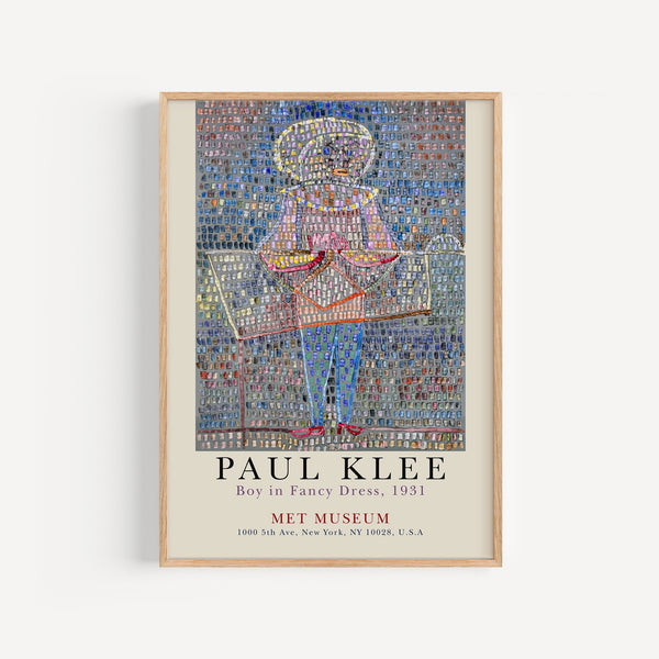 Affiche Paul Klee - Boy in Fancy Dress, 1931